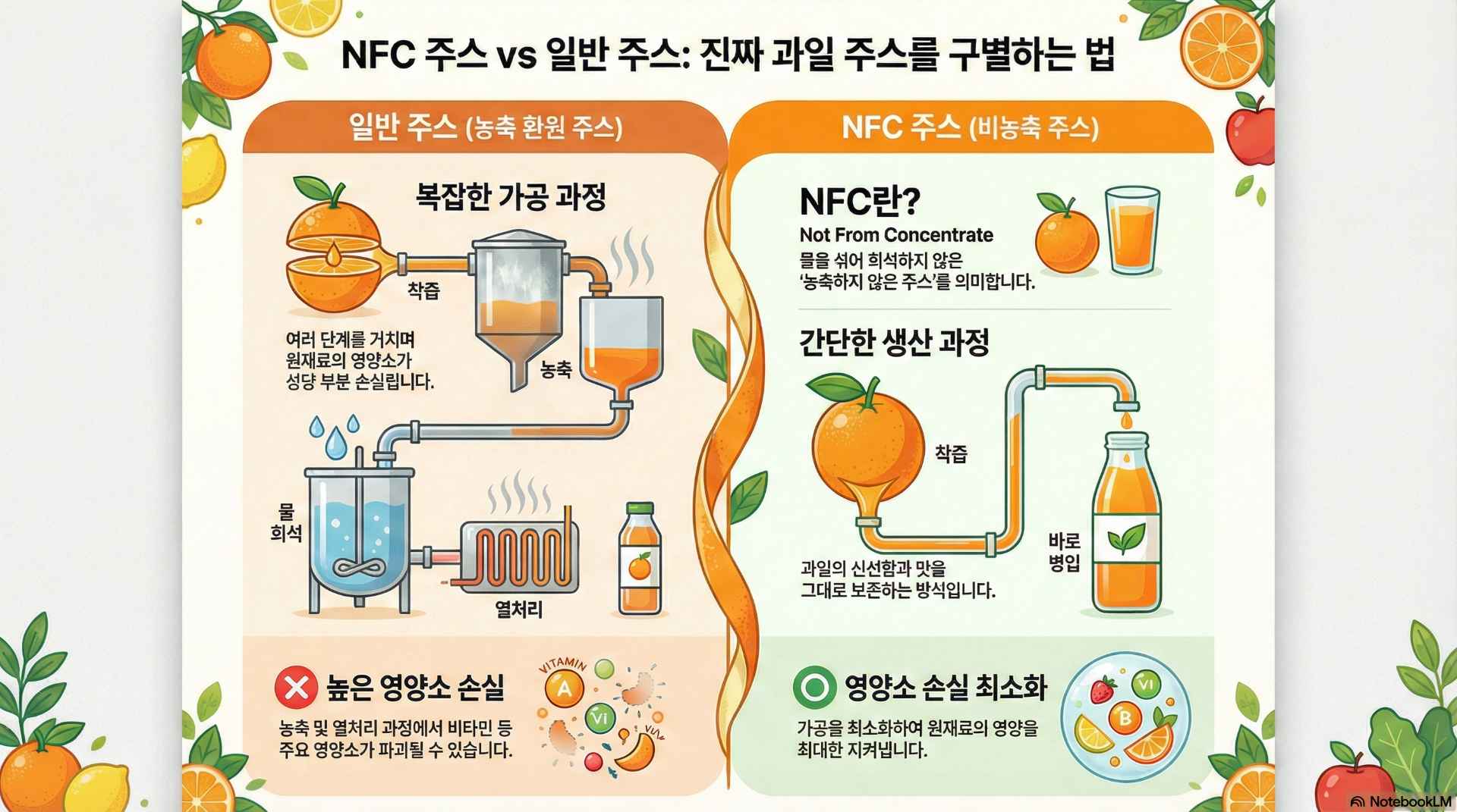 직팜 | 제주감귤소녀 - 제주산 무농약 노지감귤 100% 착즙주스(10병)